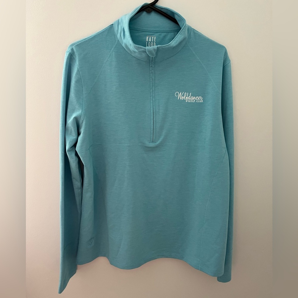 Kate Lord Women's Blue Quarter-Zip Top